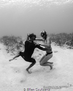 While shooting free divers Mark Tilley & Kaitlin DeBraban... by Ellen Cuylaerts 